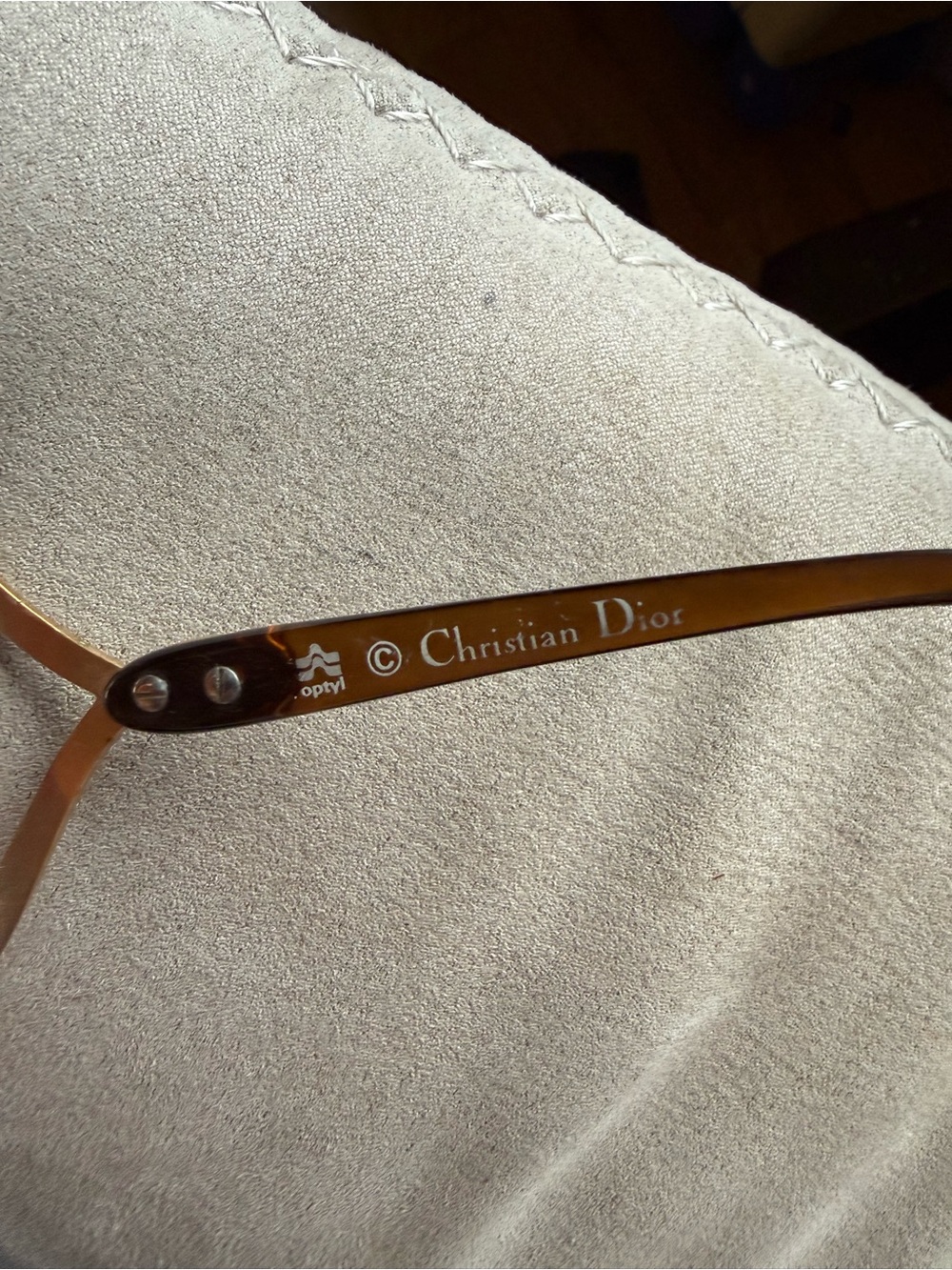 Vintage Christian Dior 2056 41 Butterfly Sunglasses Pink Gradient Lenses w/ Case - Picture 13 of 16